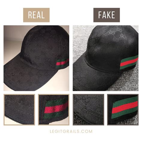 real gucci cap vs fake|is a gucci hat real.